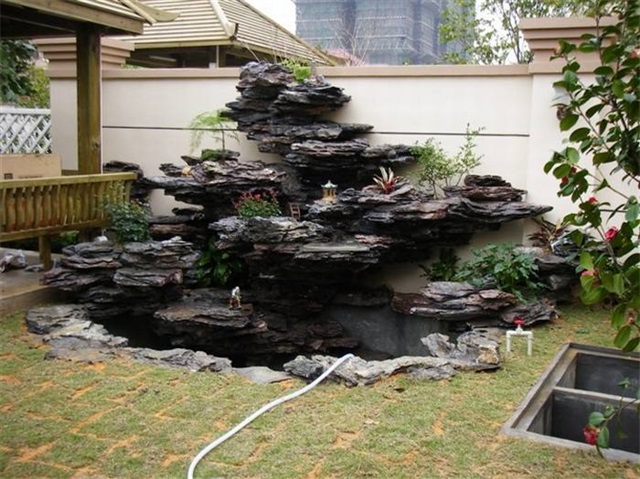 三门峡庭院鱼池过滤池改造